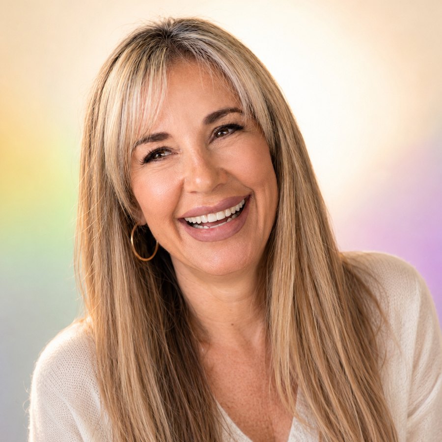 Shareen Richter laughing, the signature felt shift